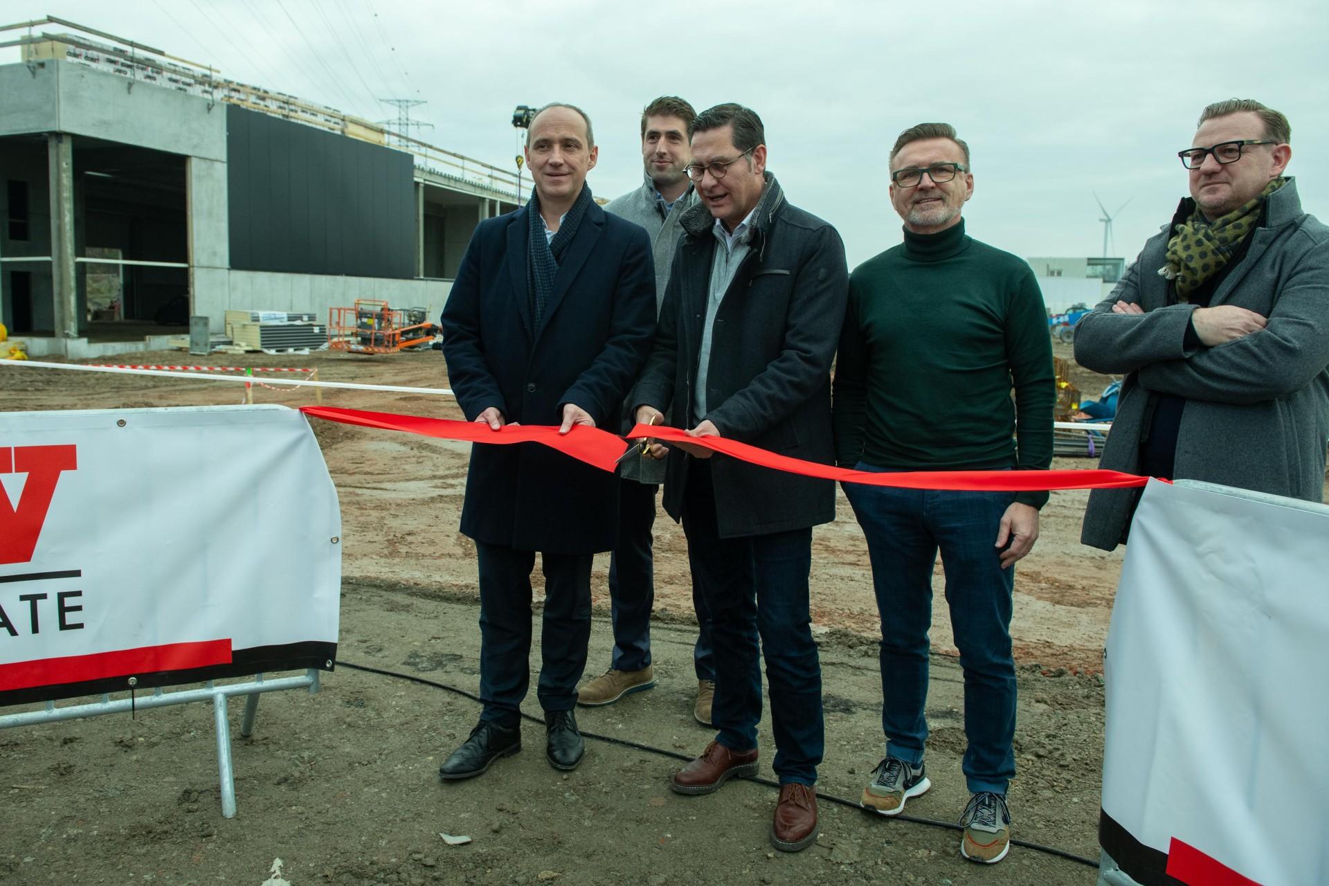 Start van de werken in Genk